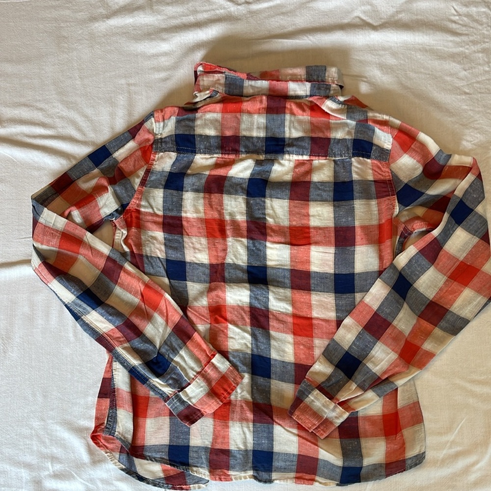 Gilly Hicks Checkered Button-Down - image 3